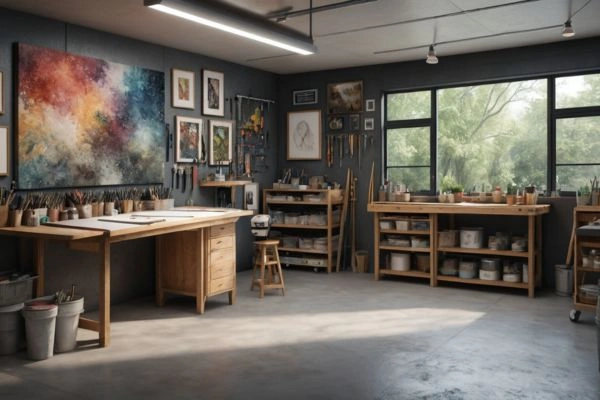 Creative Spaces: Turn Your Garage into an Art or Craft Studio